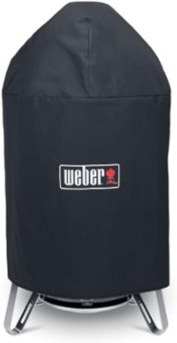 Weber 20-in W x 32.5-in H Black Charcoal kettle grill Cover