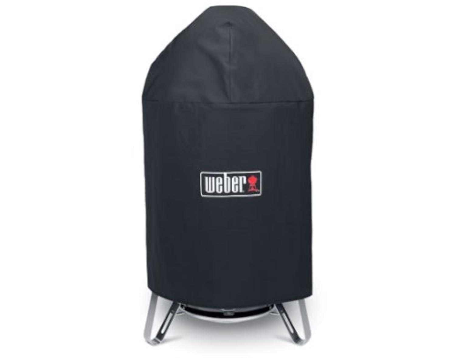 Weber 20-in W x 32.5-in H Black Charcoal kettle grill Cover