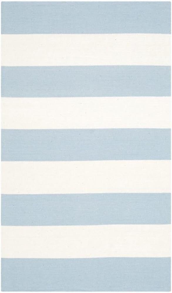 Montauk MTK712 Hand Woven Indoor Area Rug - Sky Blue/Ivory - 8'x10' - Safavieh.