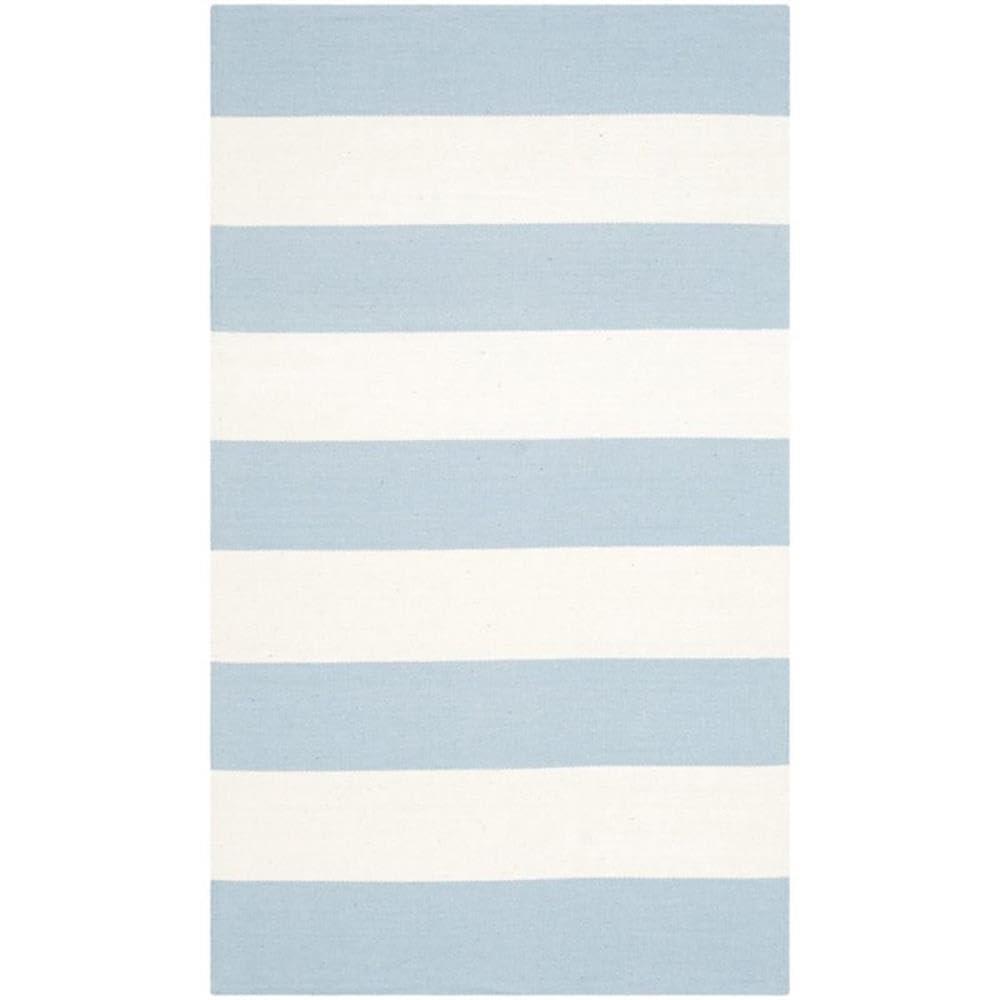 Montauk MTK712 Hand Woven Indoor Area Rug - Sky Blue/Ivory - 8'x10' - Safavieh