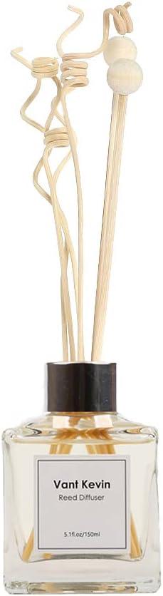 6Pcs Reed Diffuser Sticks, Natural Rattan Wood Sticks Essential Oil Aroma Diffuser Sticks Refill Replacement for Aroma Fragrance