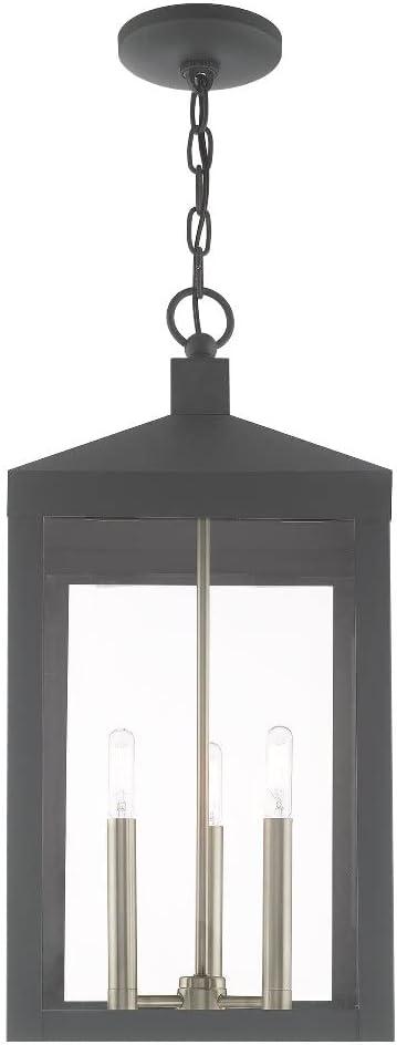 Antique Brass 24" Outdoor Post Lantern with Clear Glass