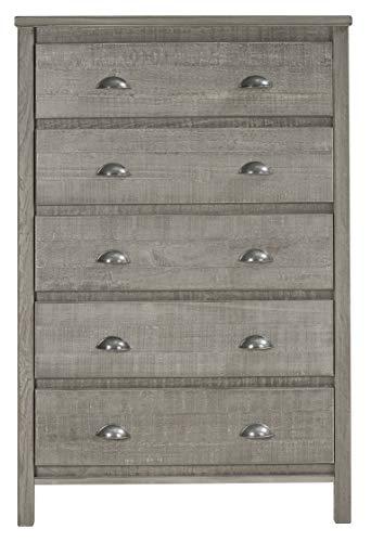 Rustic Gray Farmhouse 5-Drawer Extra Deep Dresser