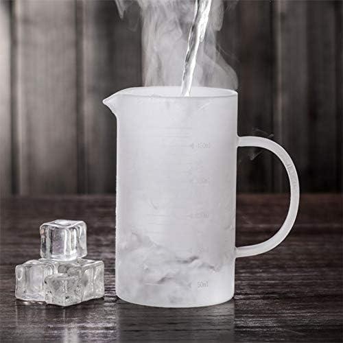 Glass Cup with Scale Milk Glass Cup Multipurpose Clear Fridge Juice Jug Measuring Cup Measure Jugs for Tea Juice Beverage Housewarming Gifts 1000ml