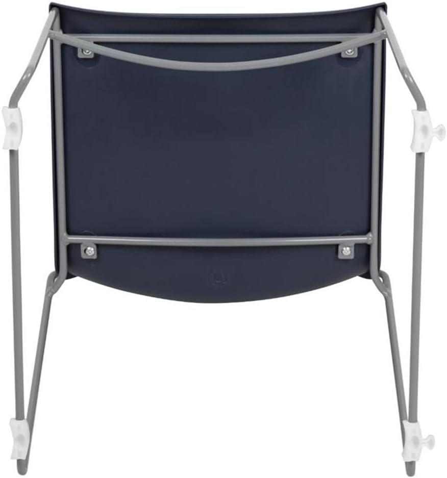 Everleigh 661 lb. Capacity Full Back Stack Chair with Powder Coated Frame