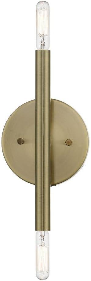 Livex Lighting Copenhagen 2 - Light Wall Light in  Antique Brass