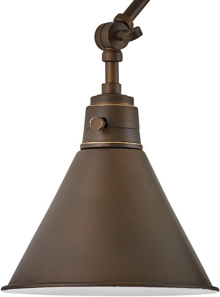 Lennon Plug-In Articulating Sconce - Antique Bronze