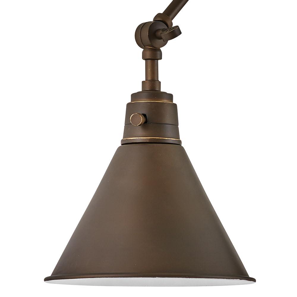 Lennon Plug-In Articulating Sconce - Antique Bronze