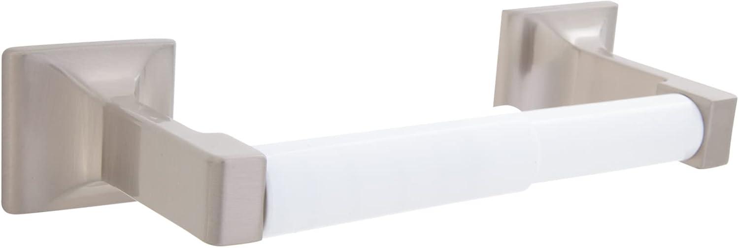 Millbridge Satin Nickel Wall-Mounted Toilet Paper Holder