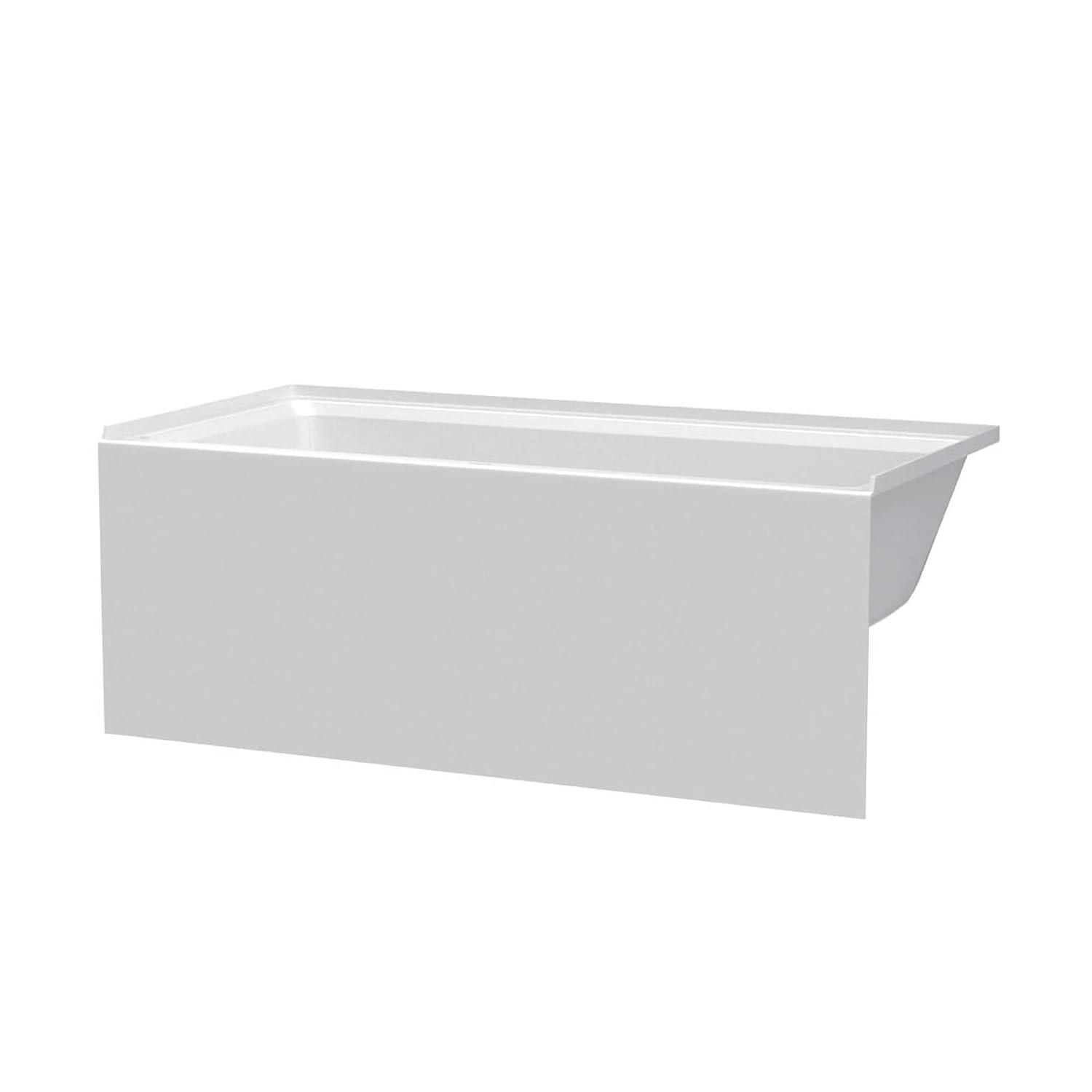 Apron Soaking Acrylic Bathtub
