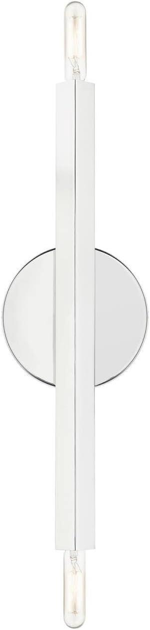 Livex Lighting Moco 2 - Light Wall Light in  Polished Chrome