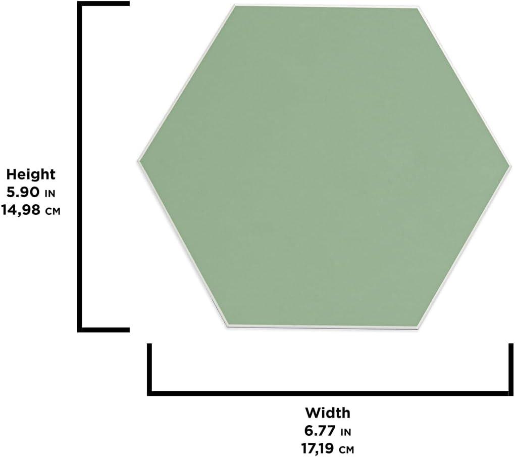 WallPops! Hexagon Peel and Stick Luxury Wall Tiles