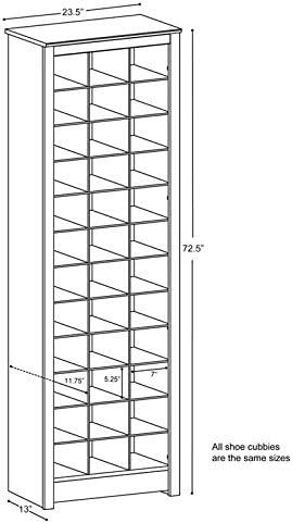 Kahl 36 Pair Shoe Rack