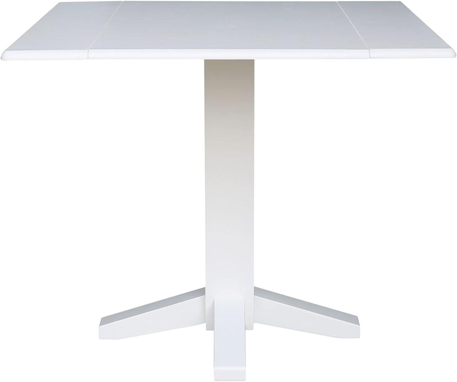 36" Sanders Square Dual Drop Leaf Dining Table - International Concepts