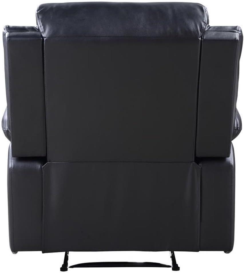 39" Eilbra PU Recliner Sofa Black- Acme Furniture