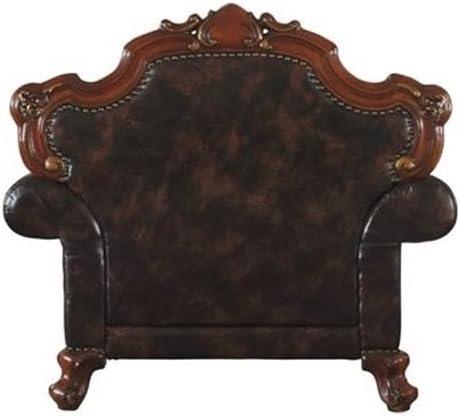 Faux Leather Armchair