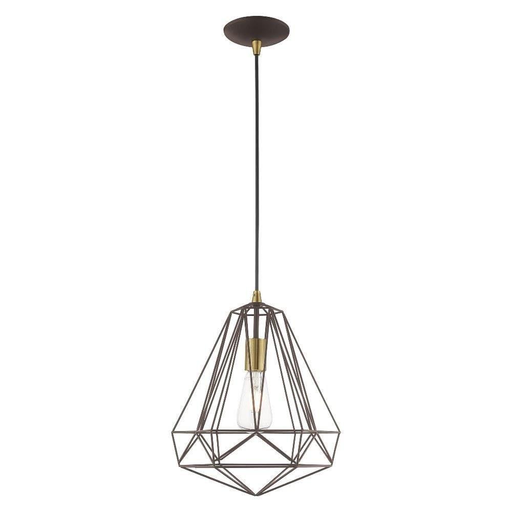 Livex Lighting Knox 1 - Light Pendant in  Bronze