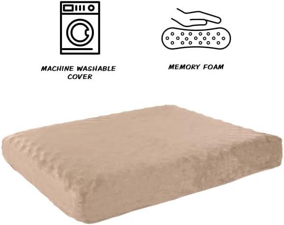 Pet Adobe Orthopedic Memory Foam Dog Bed - Tan
