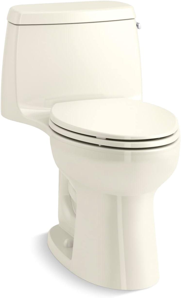 Santa Rosa Comfort Height One-Piece Compact Elongated 1.28 Gpf Toilet With Revolution 360 Swirl Flushing Technology