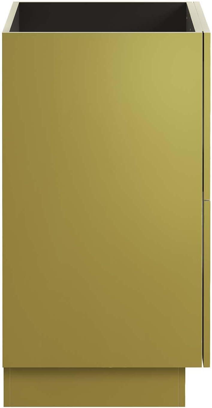 Modway Quantum 32" 	Bathroom Vanity Cabinet (Sink Basin Not Included) in Gold