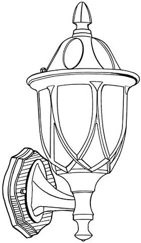 Autumn Gold Cast Aluminum 18" Outdoor Wall Lantern Sconce