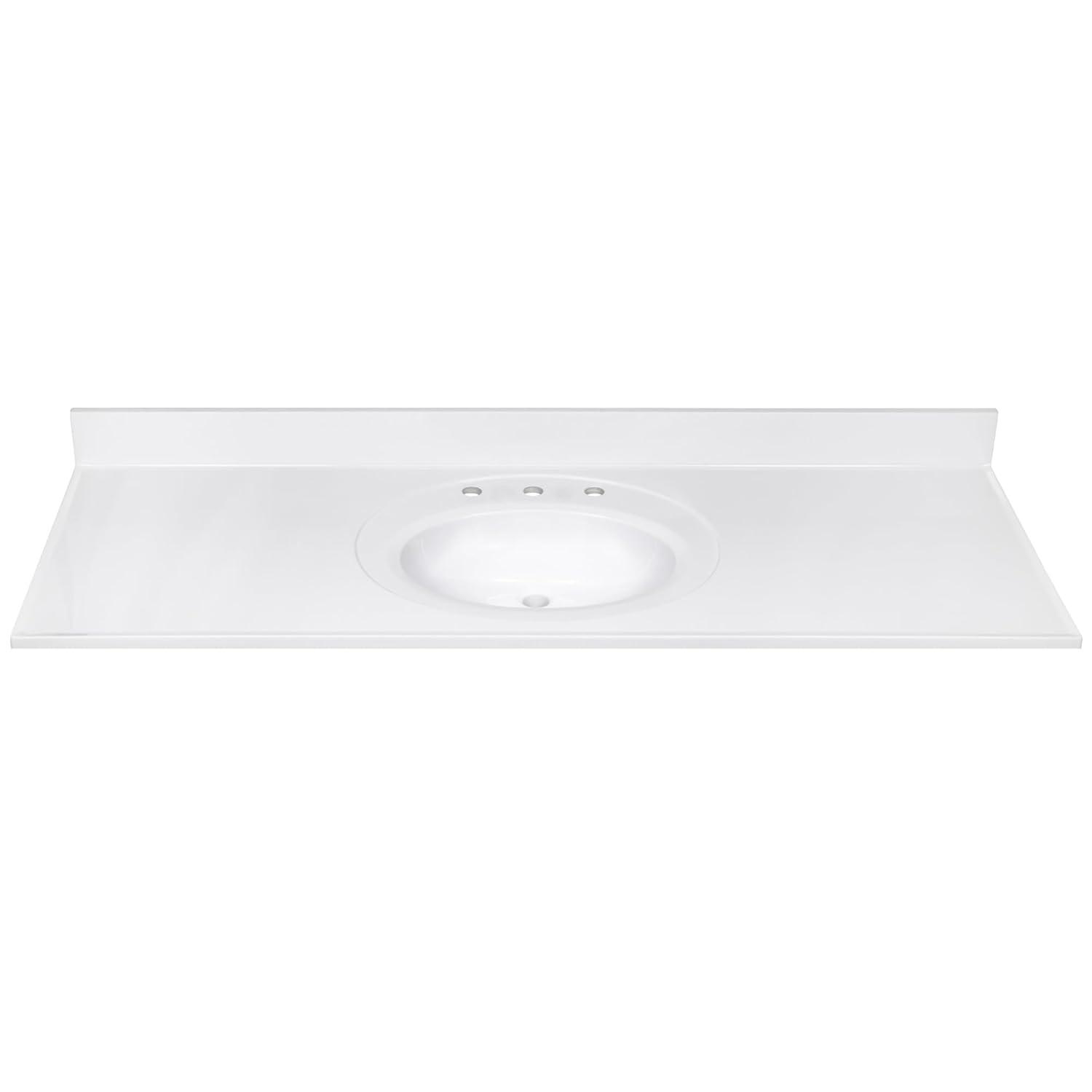 Design House Cultured Marble Vanity Top with Backsplash & Reviews | Wayfair