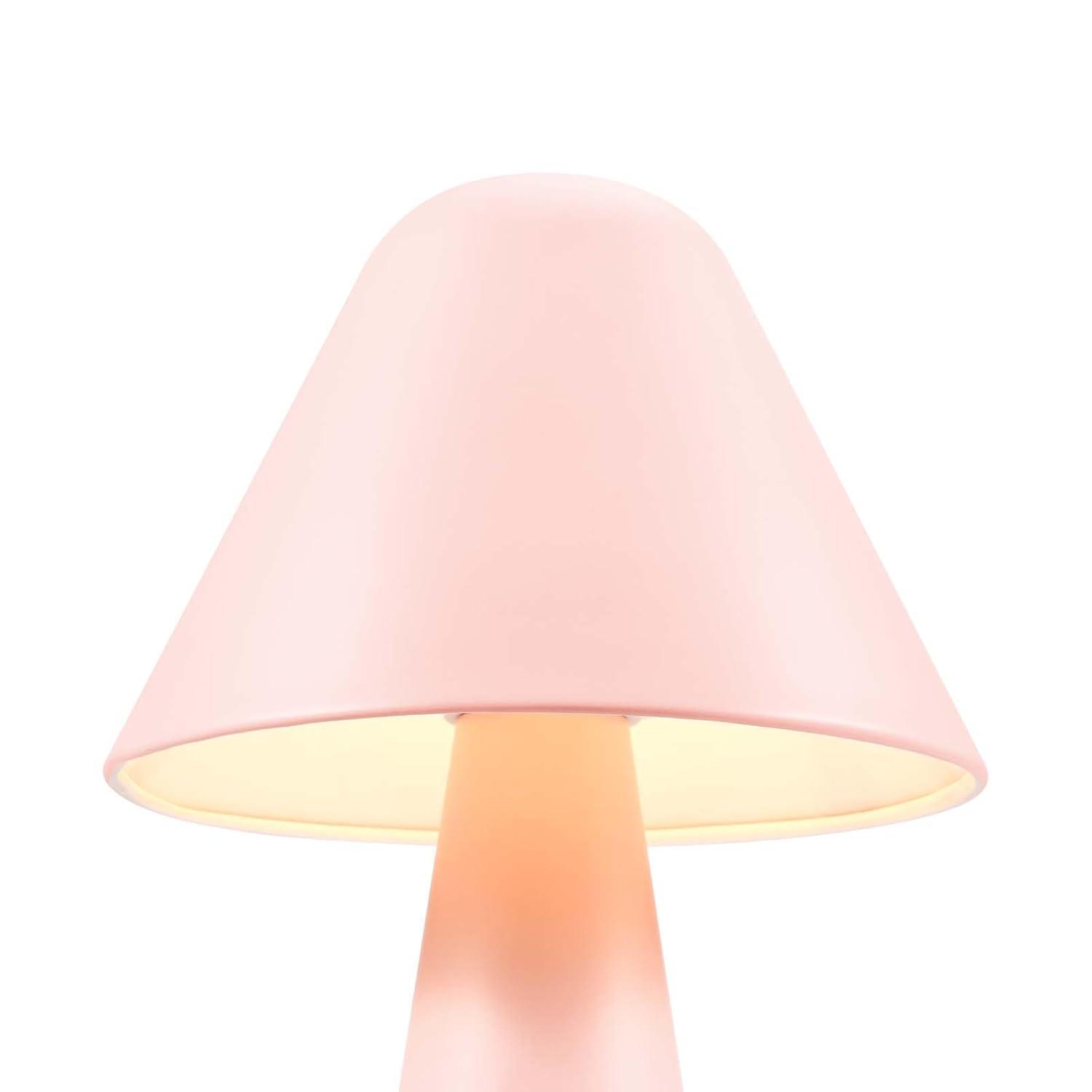 Modway Jovial Mushroom Table Lamp – Modern Metal Dome Shade Accent Light for Living Room or Bedroom