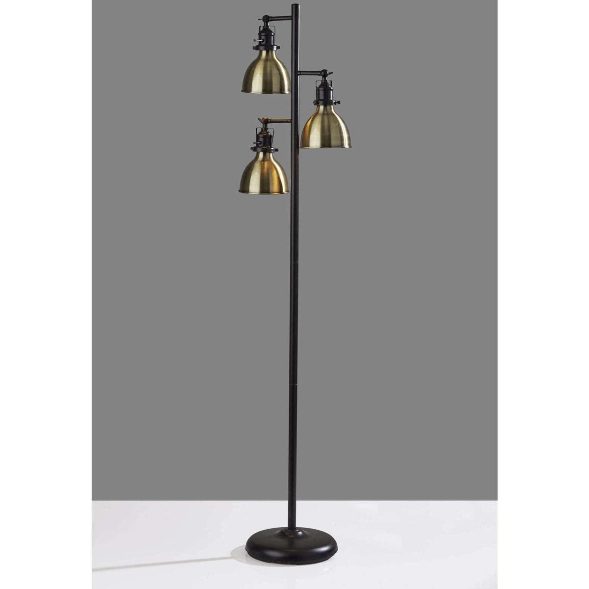 Alden Iron Triple Head Floor Lamp (65")