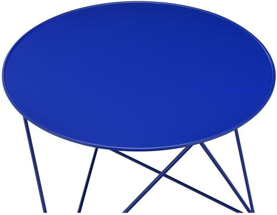 Epidia Accent Table Yellow - Acme Furniture: Modern Geometric Metal Base, 17" High