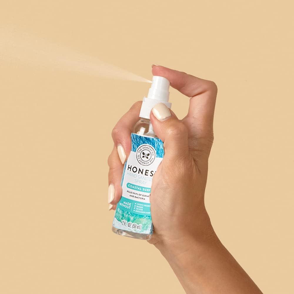 The Honest Company Hand Sanitizer Spray - Coastal Surf - Trial Size - 2 fl oz