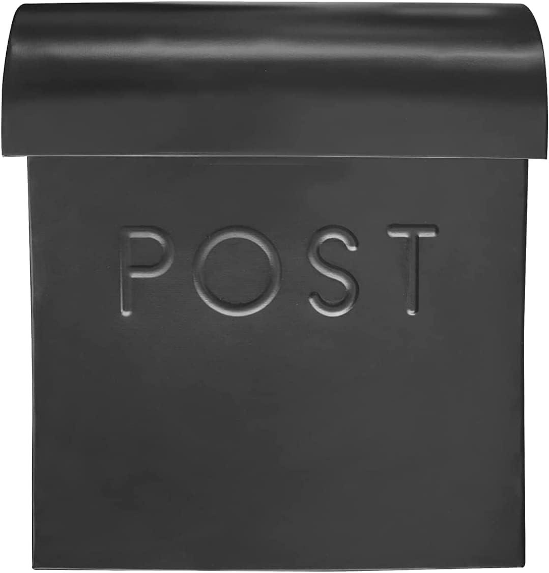 NACH Vicki Euro Farmhouse Max Water and Rust Protection Post Wall Mounted Mailbox