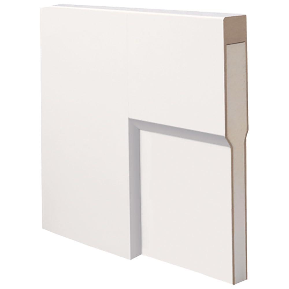 60 in. x 80 in. Smooth Craftsman Both Active Solid Core Primed Molded Composite Double Prehung Interior Door