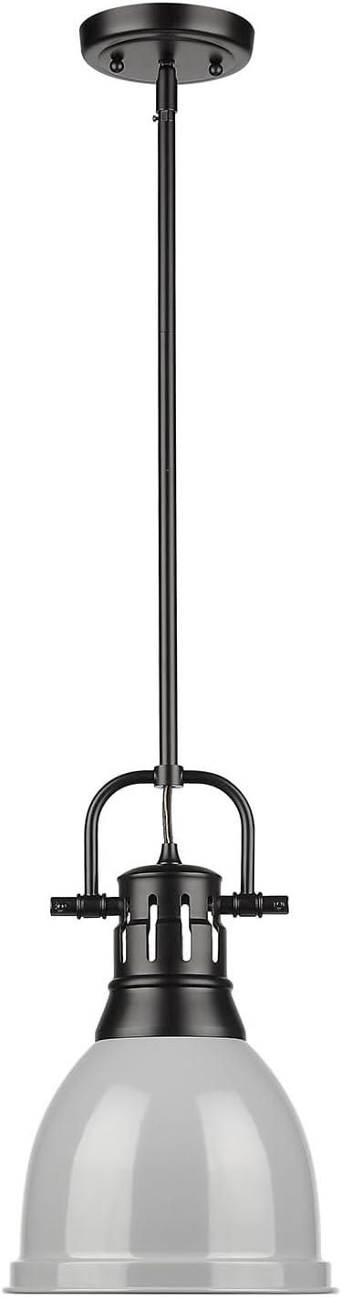 Golden Lighting Duncan 1-Light Large Pendant in Pewter