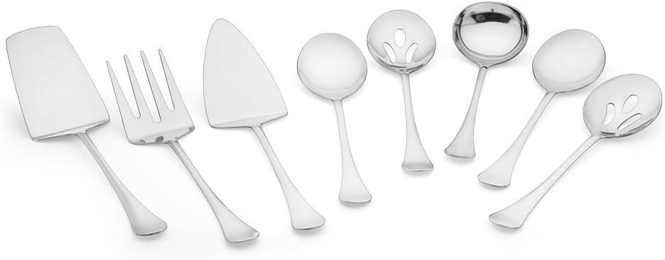 Avador Premium Stainless Steel 8-Piece Hostess Serving Utensil Set