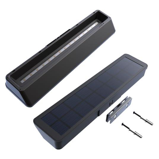 Warm White LED Solar Powered Outdoor Address Light