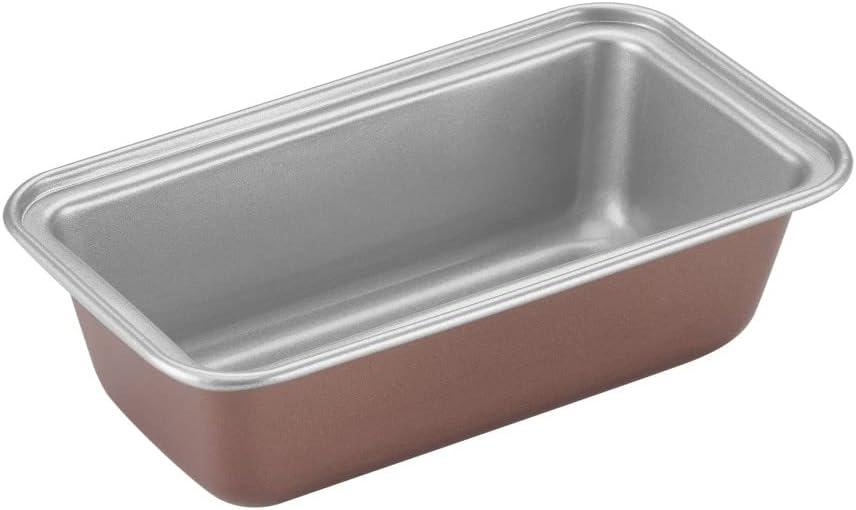 Cuisinart 4pc Bronze Color Mini Loaf Pan Set -CMBM-4LPBZ: Nonstick Steel Bakeware, Even-Heating, Dishwasher-Safe