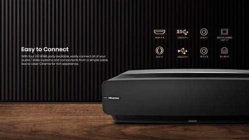 Hisense 120L5F-RB UHD Cinema Ultra Short Throw Video Projector, No screen - Certified Refurbished