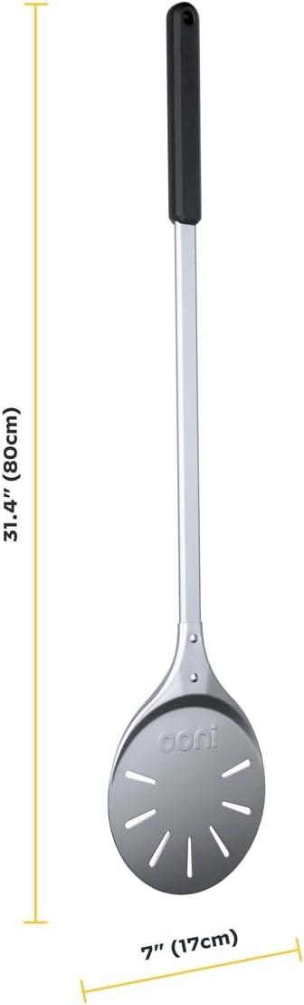 Ooni Silver Aluminum Pizza Turning Peel, 31.5"