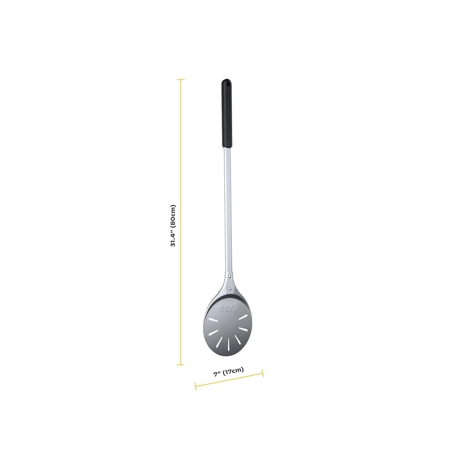 Ooni Silver Aluminum Pizza Turning Peel, 31.5"