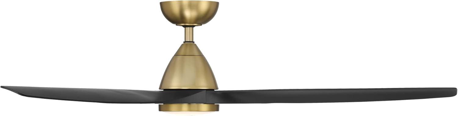 Skylark 3 - Blade Indoor/Outdoor Smart Ceiling Fan with Adjustable CCT 2700K-3000K-4000K-5000K LED Light Kit and Remote Control Included, Works With Alexa and iOS or Android App