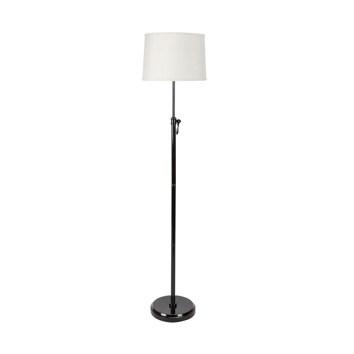 Decor Therapy Adjustable Floor Lamp in Steel, Bronze Finish, 55" Tall