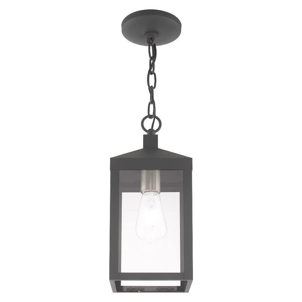 Livex Lighting Nyack 1 - Light Pendant in  Brushed Nickel
