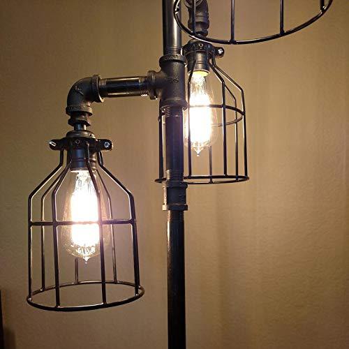 Newhouse Lighting Metal Wire Lamp Guard for Ceiling Fan Light Covers, Pendant String Light and Vintage Lamp Shades / Cover, Industrial Wire Fixture Iron Bird Cage
