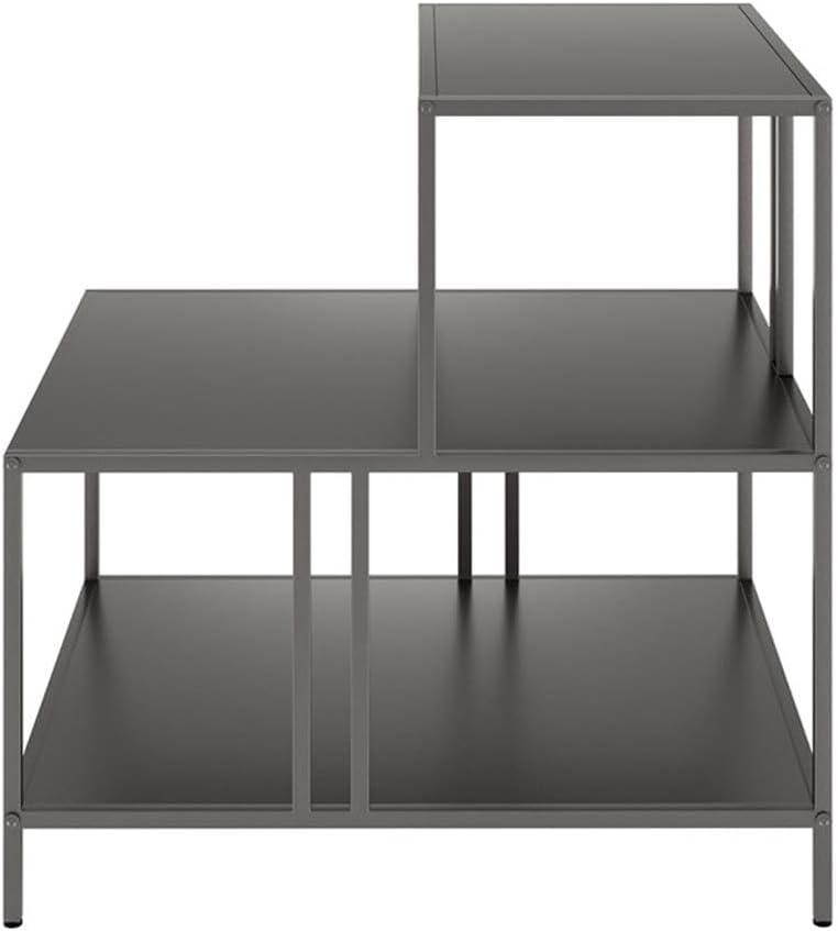 Jamora Stainless Steel Top End Table