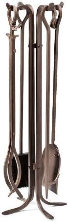 Plow & Hearth 5 Piece Fireplace Tool Set