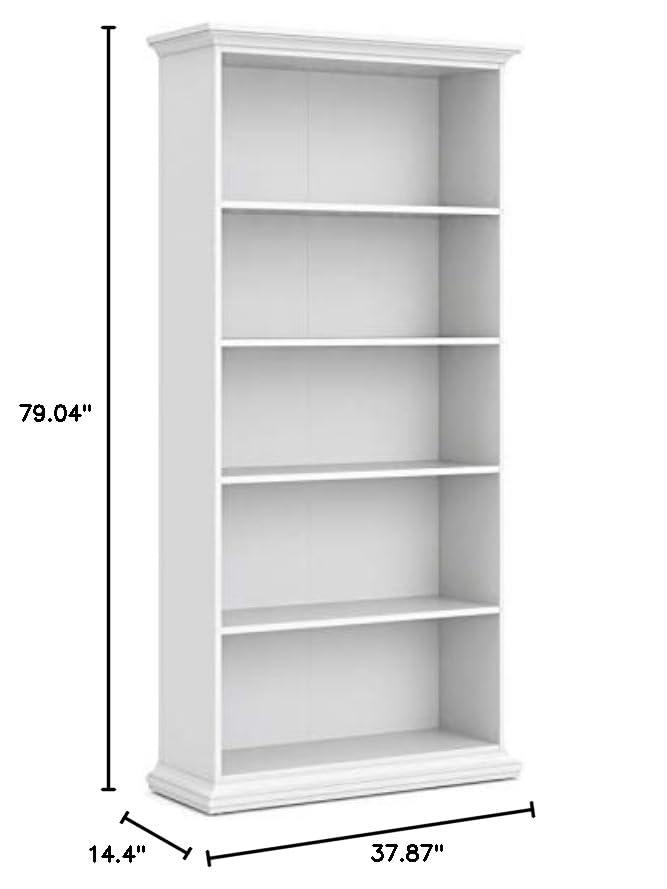 Vilnius Lou 79.04" H x 37.9" W Standard Bookcase