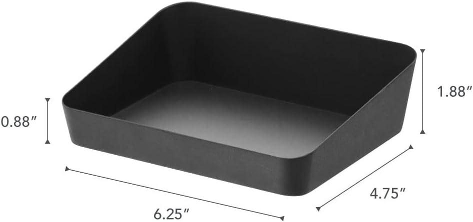 Yamazaki Home Space Saving Vanity Tray, Sloped, Steel, Large