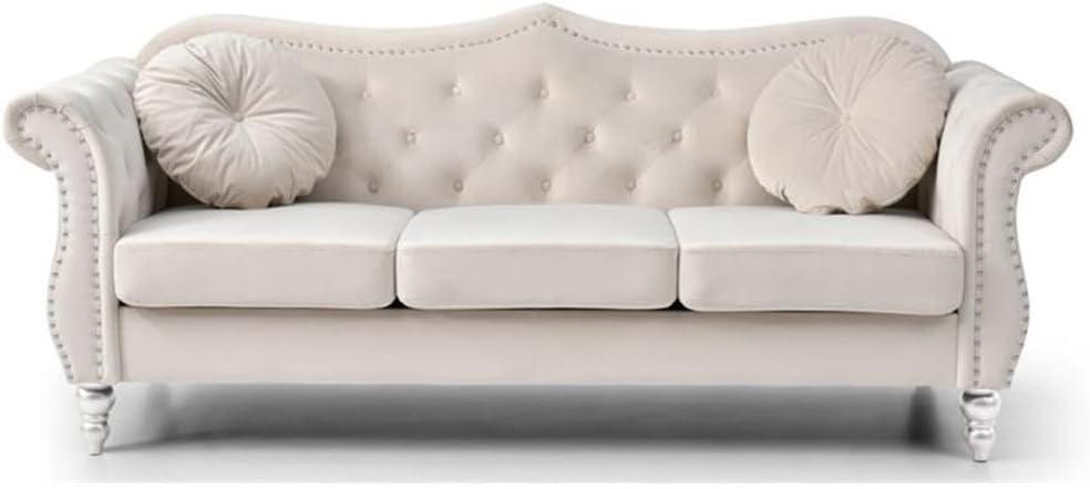 Glory Furniture 82'' Velvet Sofa
