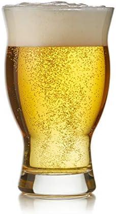 Craft Brews Libbey Nucleated 16 oz. Pint Beer Glasses