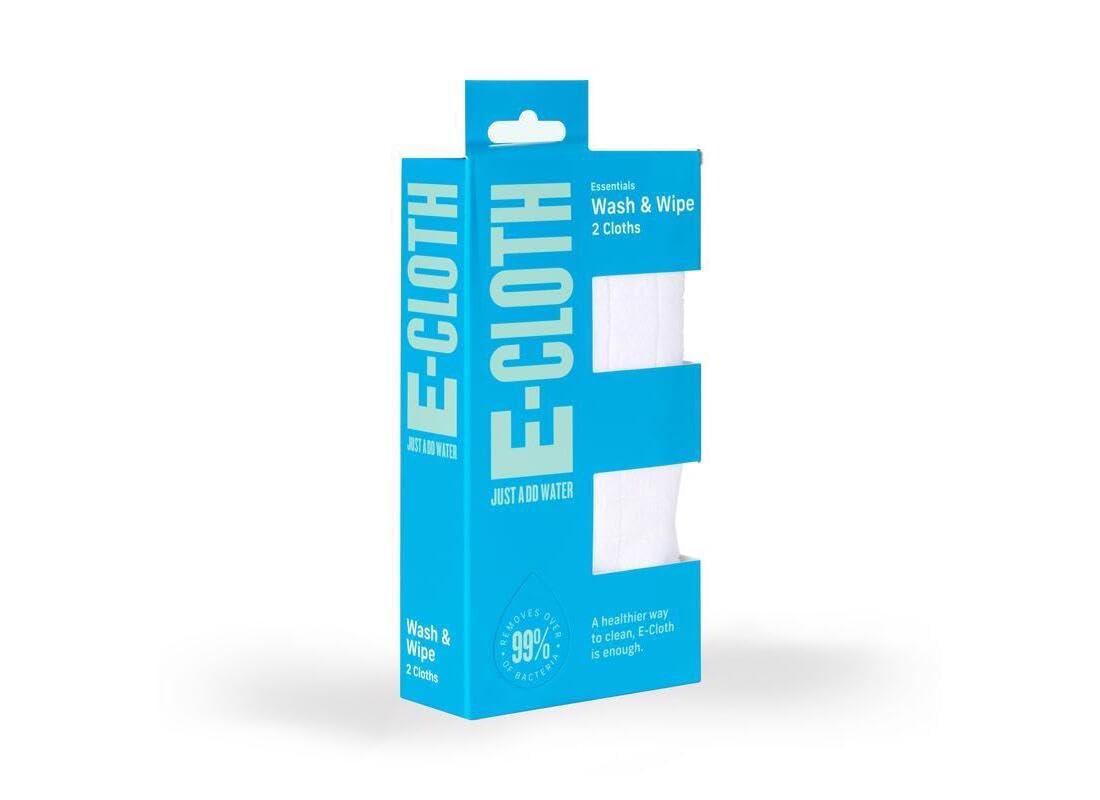 Red and Blue Microfiber Kitchen Cleaning Cloth Set, 2 Pack